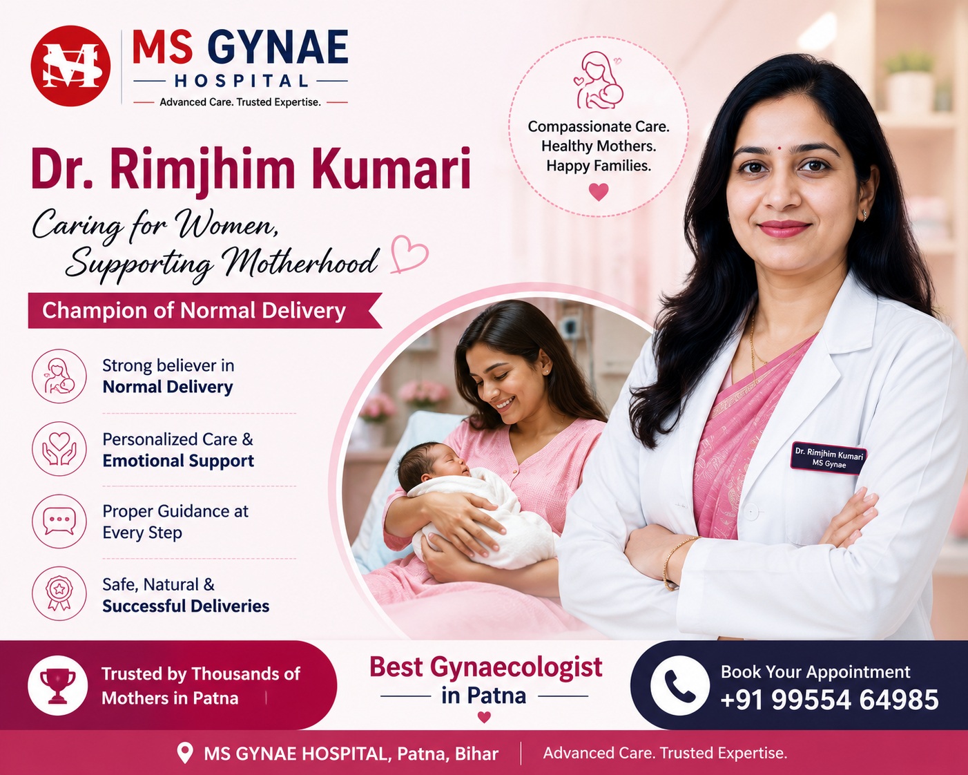  Find the Best Gynecologists Doctor in Patna-  Dr.Rimjhim Kumari
