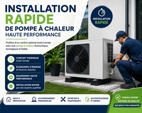  Installation Rapide de Pompe à Chaleur Haute Performance
