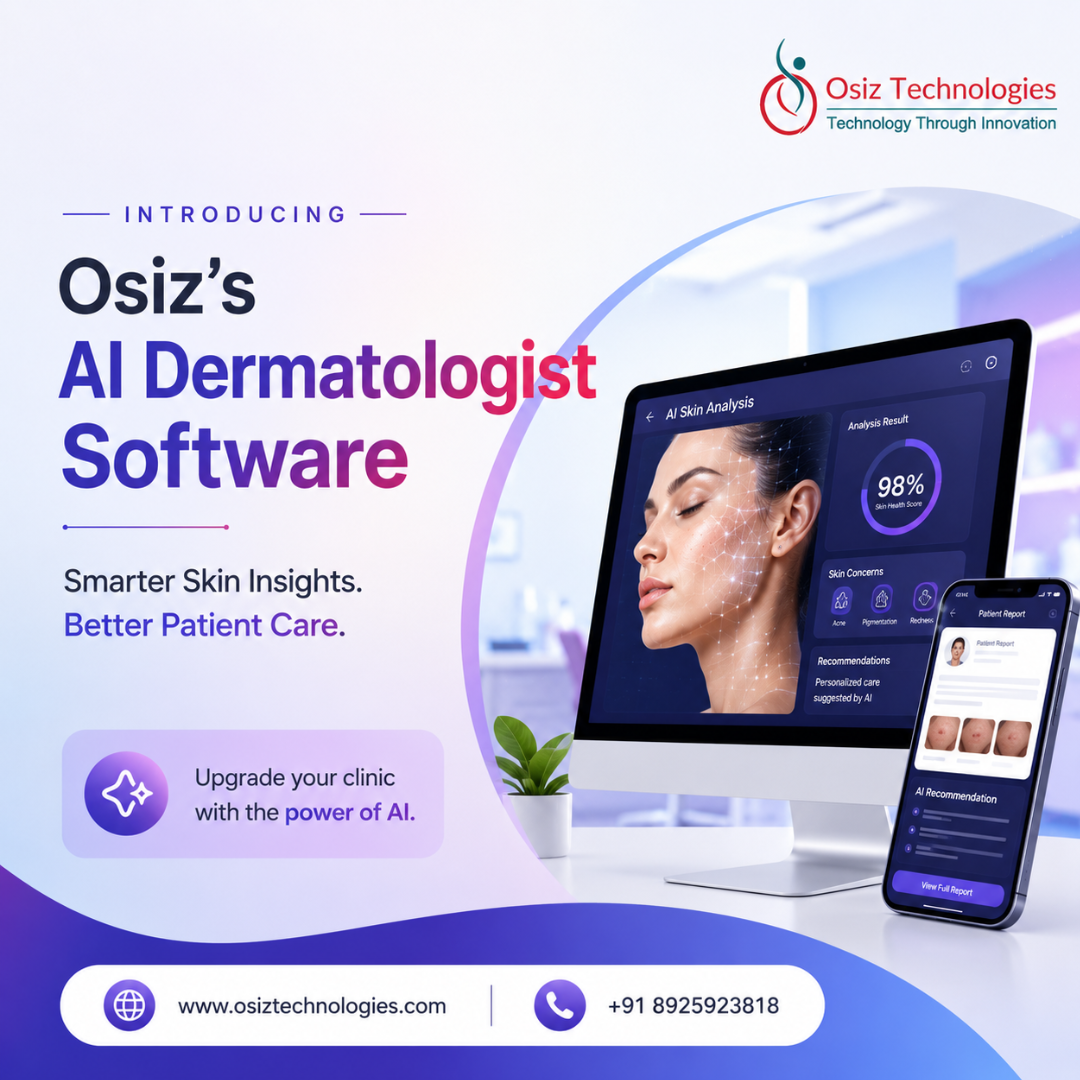  Upgrade Your Clinic with Osiz's AI Dermatologist Software