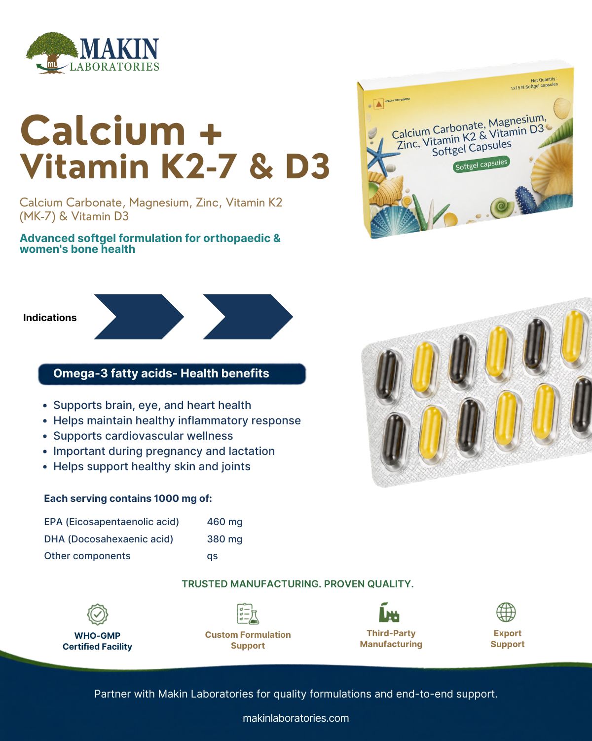  Trusted Nutraceutical Third Party Manufacturer | Makin Laboratories