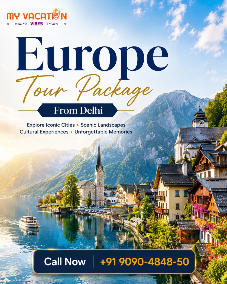  Book Europe tour package from delhi