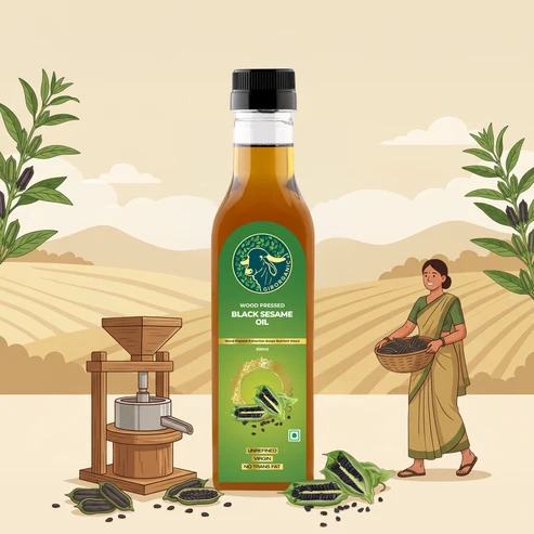 Premium Black Sesame Oil for Healthy Cooking and Natural Wellness Solutions | GirOrganic