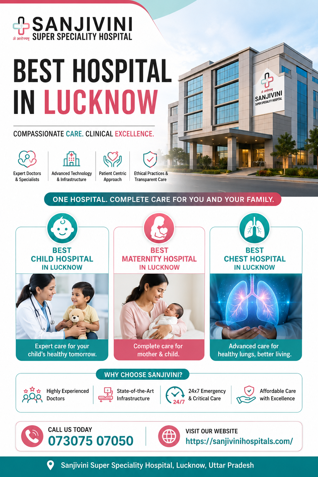  Best Hospital in Lucknow | Best Maternity Hospital – Sanjivini Super Speciality Hospital