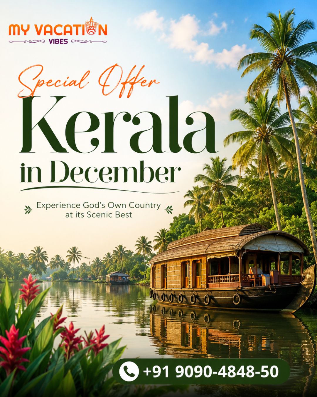  Special Offer Kerala in December +91 9090-4848-50