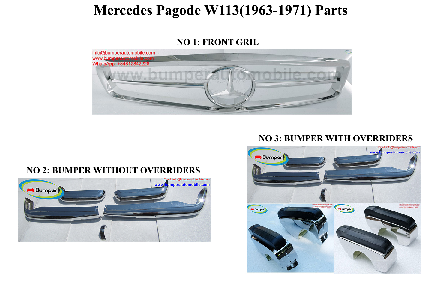  Mercedes Pagode W113 Year (1963 -1971)