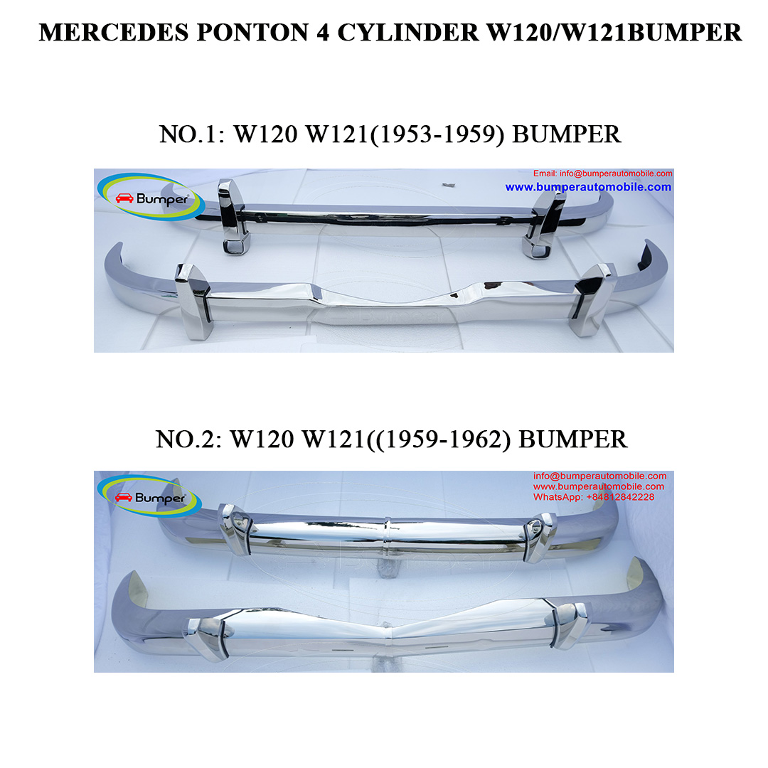  Mercedes Ponton 4-cylinder W120 W121 Year (1953-1959) And (1959-1962)