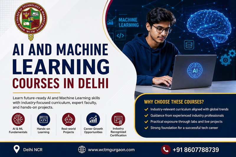  AI and Machine Learning Courses in Delhi | WCTM