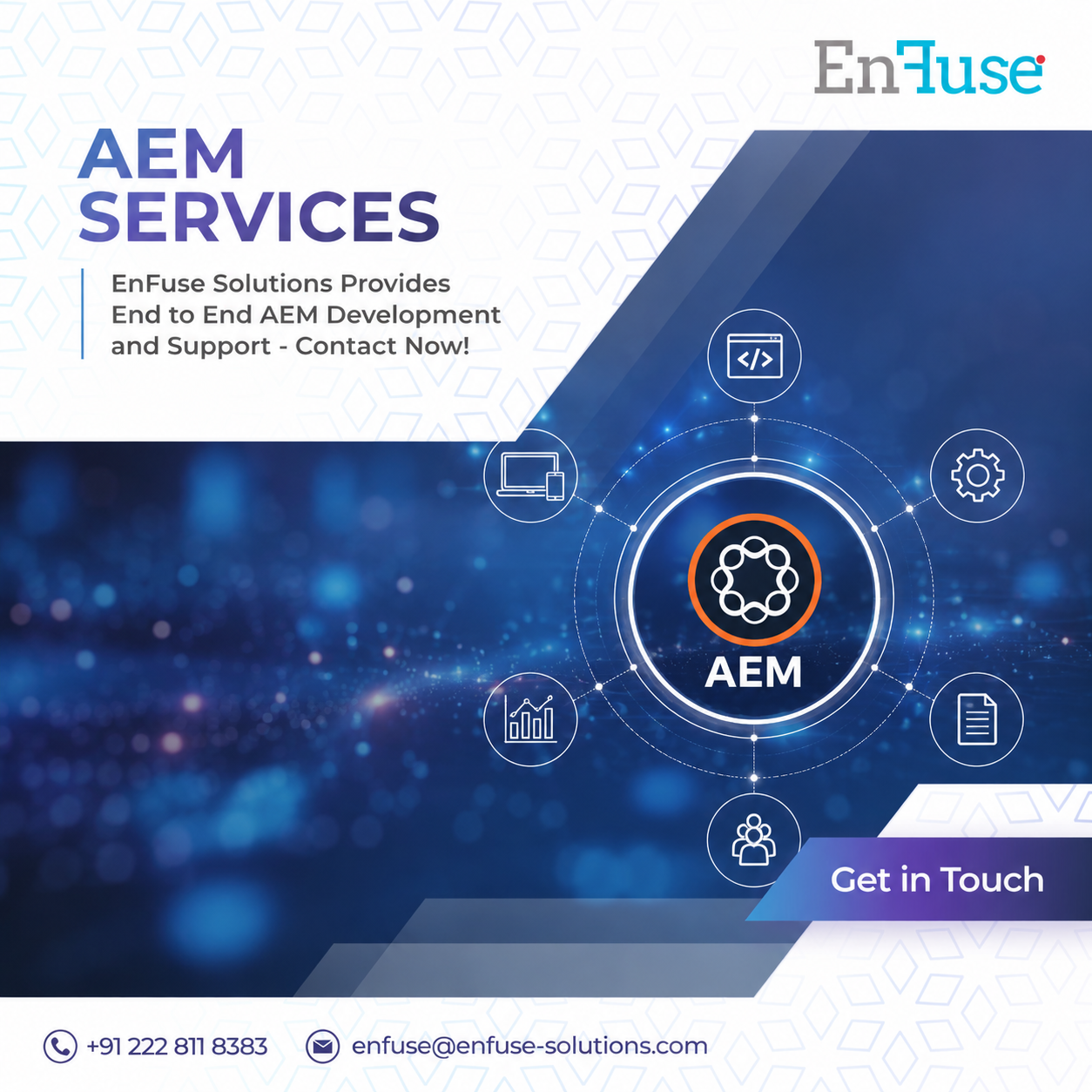  EnFuse Solutions Provides End-to-End AEM Development and Support - Contact Now!