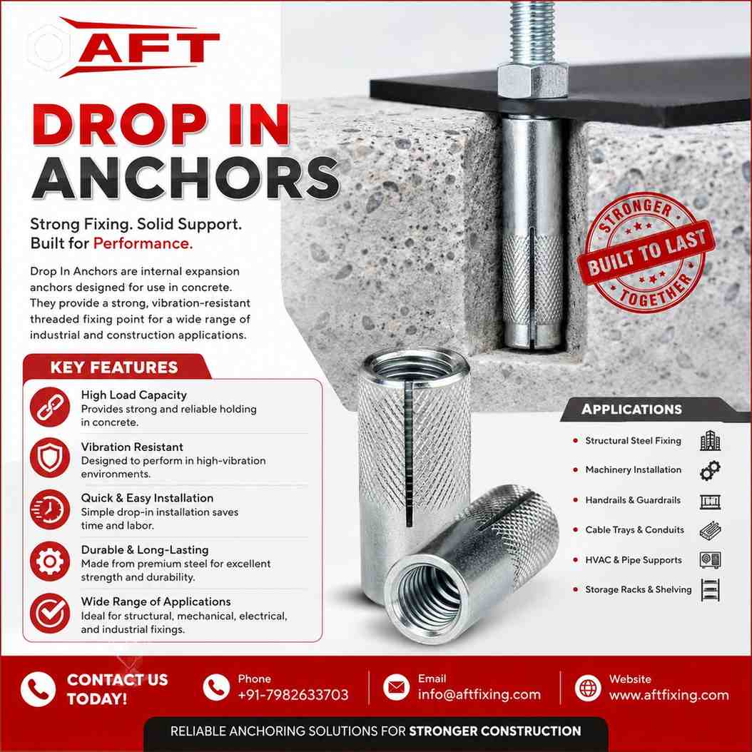  Premium Drop In Anchors for Industrial Projects