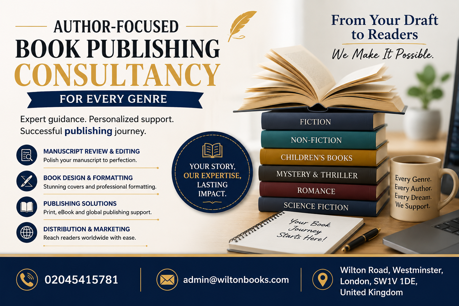  Author-Focused Book Publishing Consultancy for Every Genre