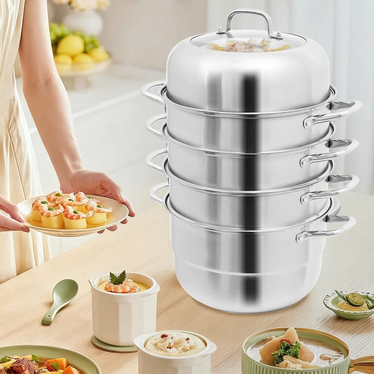  Stainless Steel Steamer Cooker