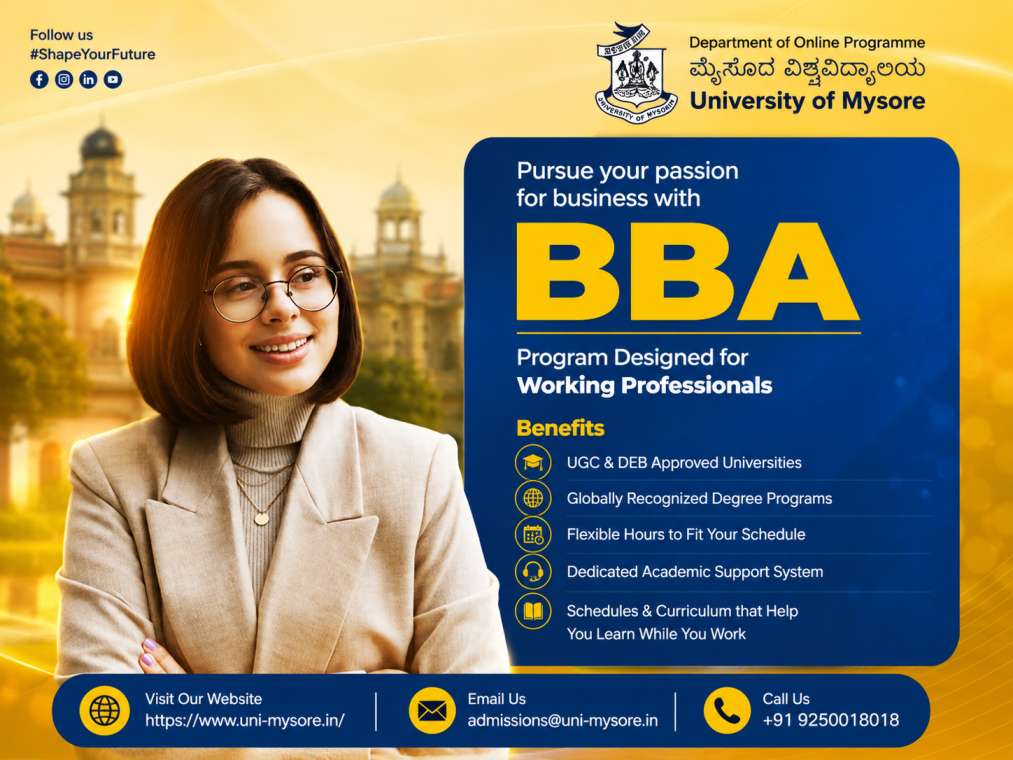  🎓 Online BBA Degree – University of Mysore