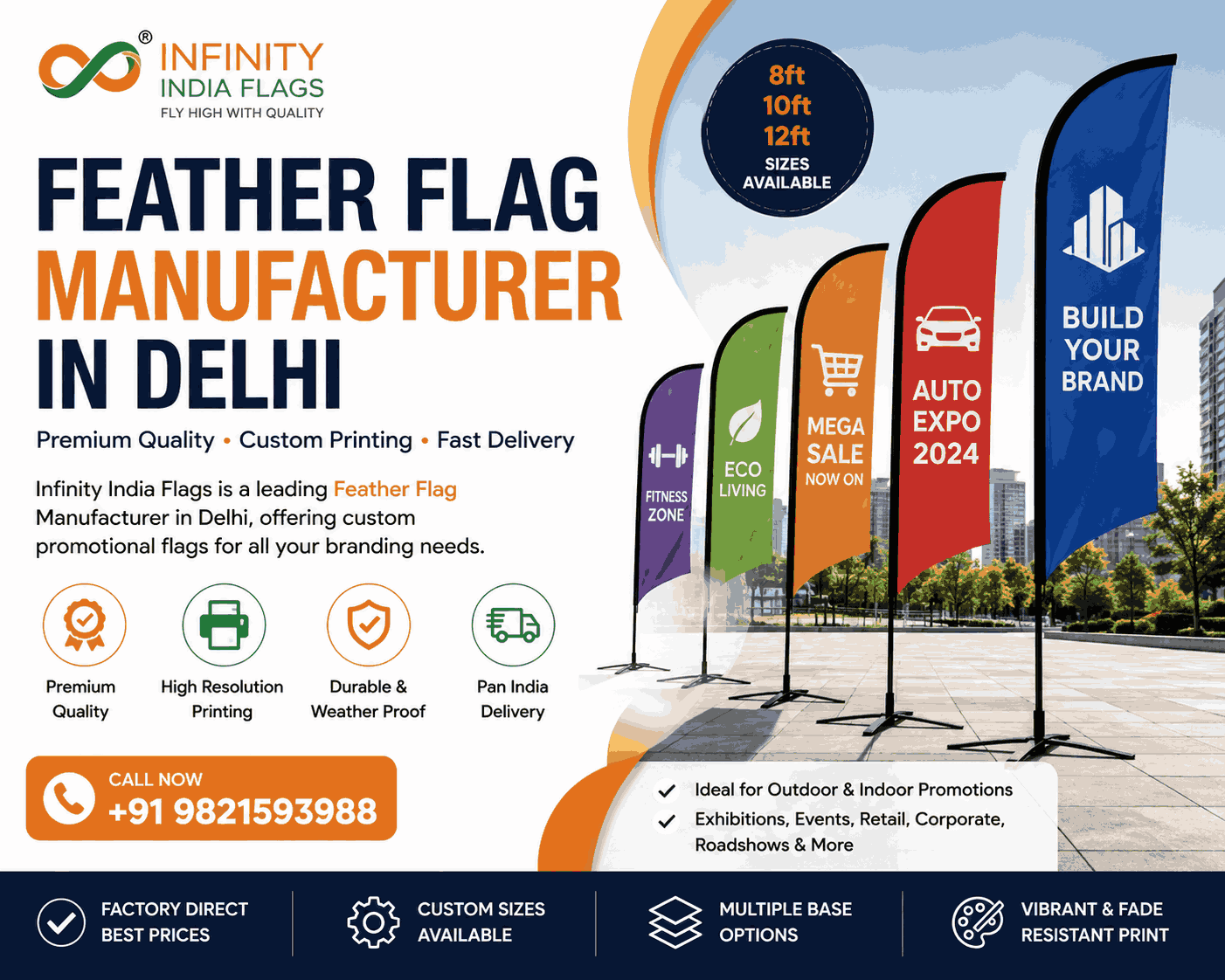  Custom Feather Flag Printing for Every Business