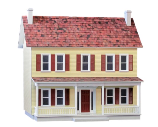  Shop Unfinished Doll Houses Ready for You to Build and Decorate