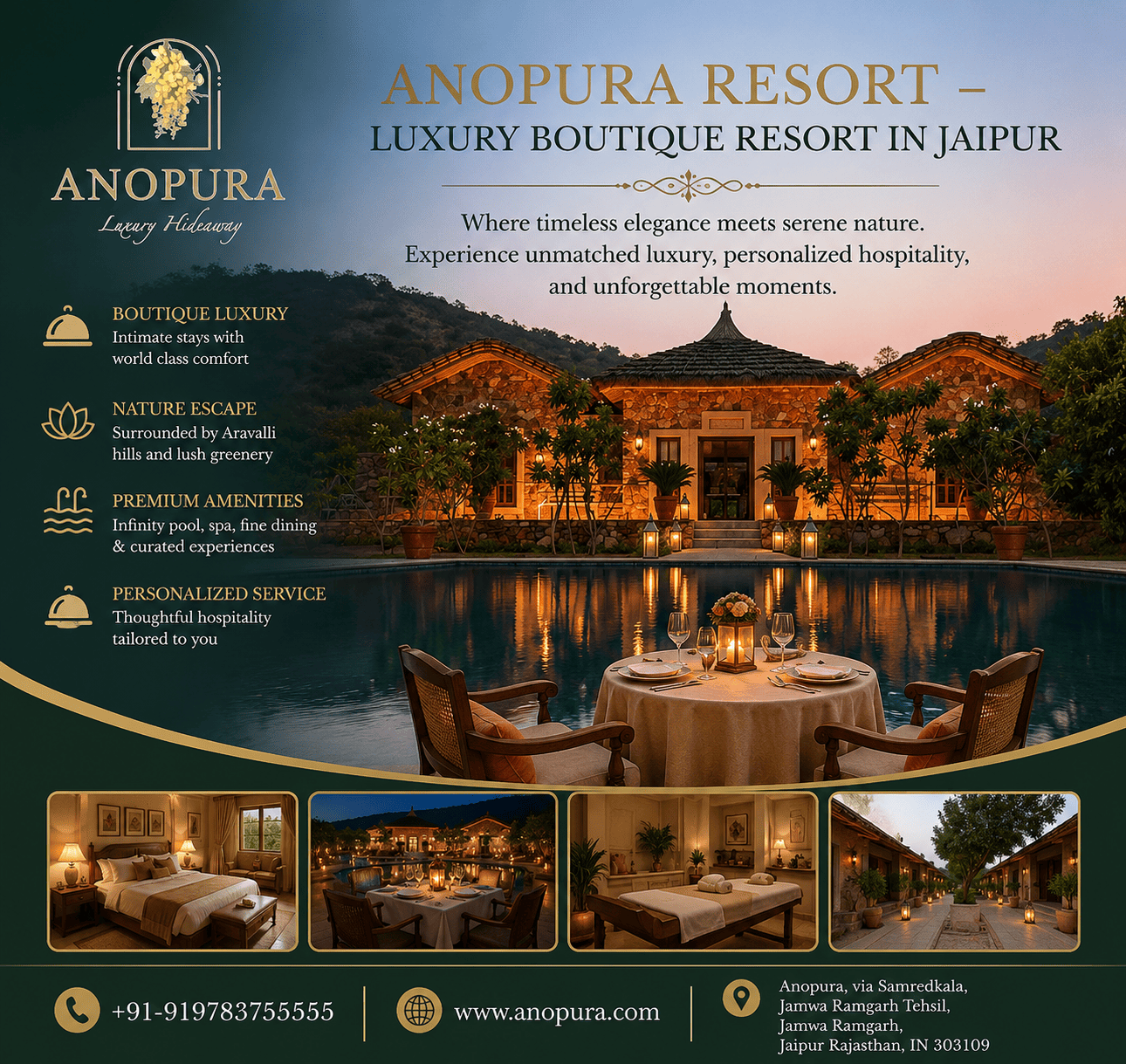  Anopura Resort – Luxury Boutique Resort in Jaipur