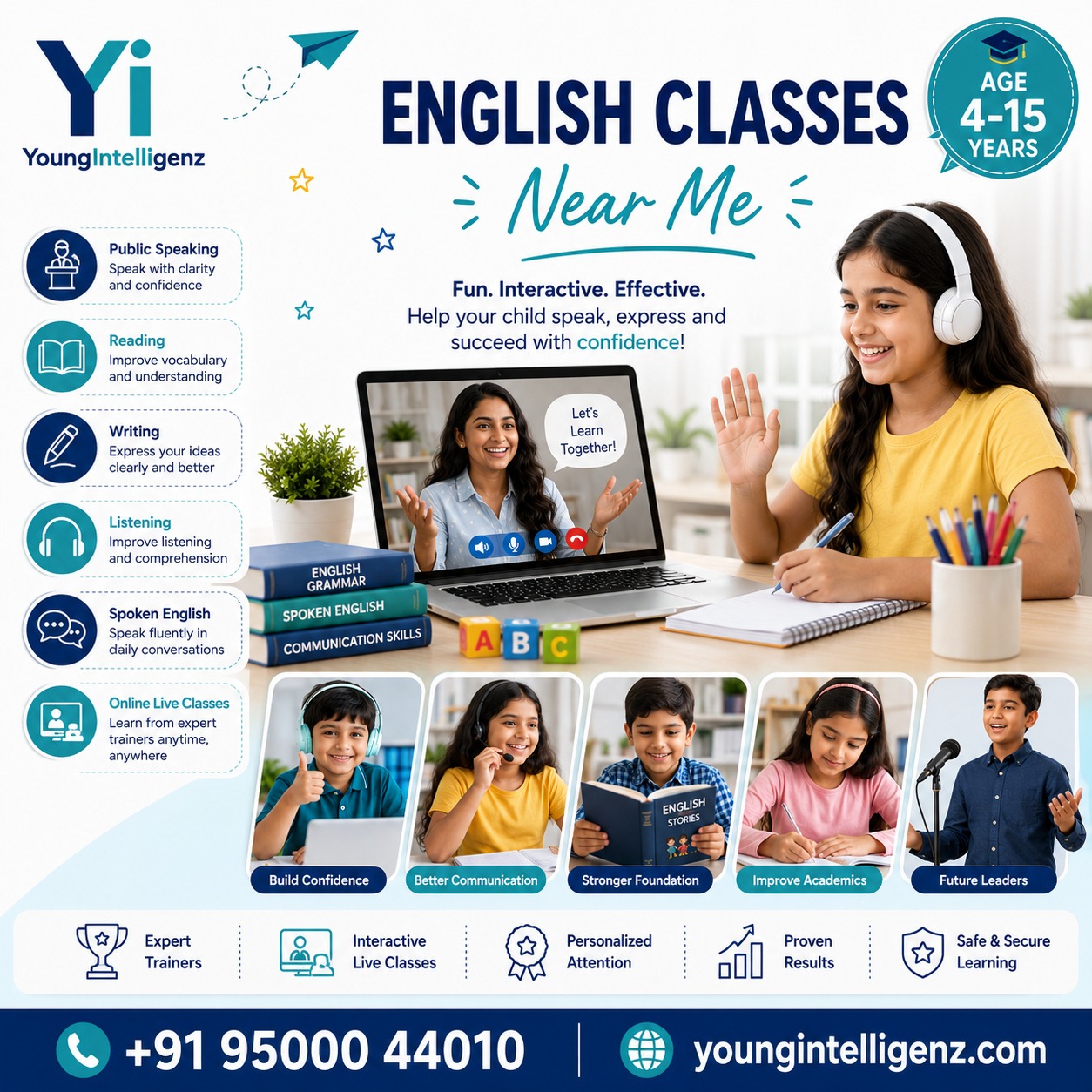  English Classes Near Me | Improve Your Spoken English with Young Intelligenz