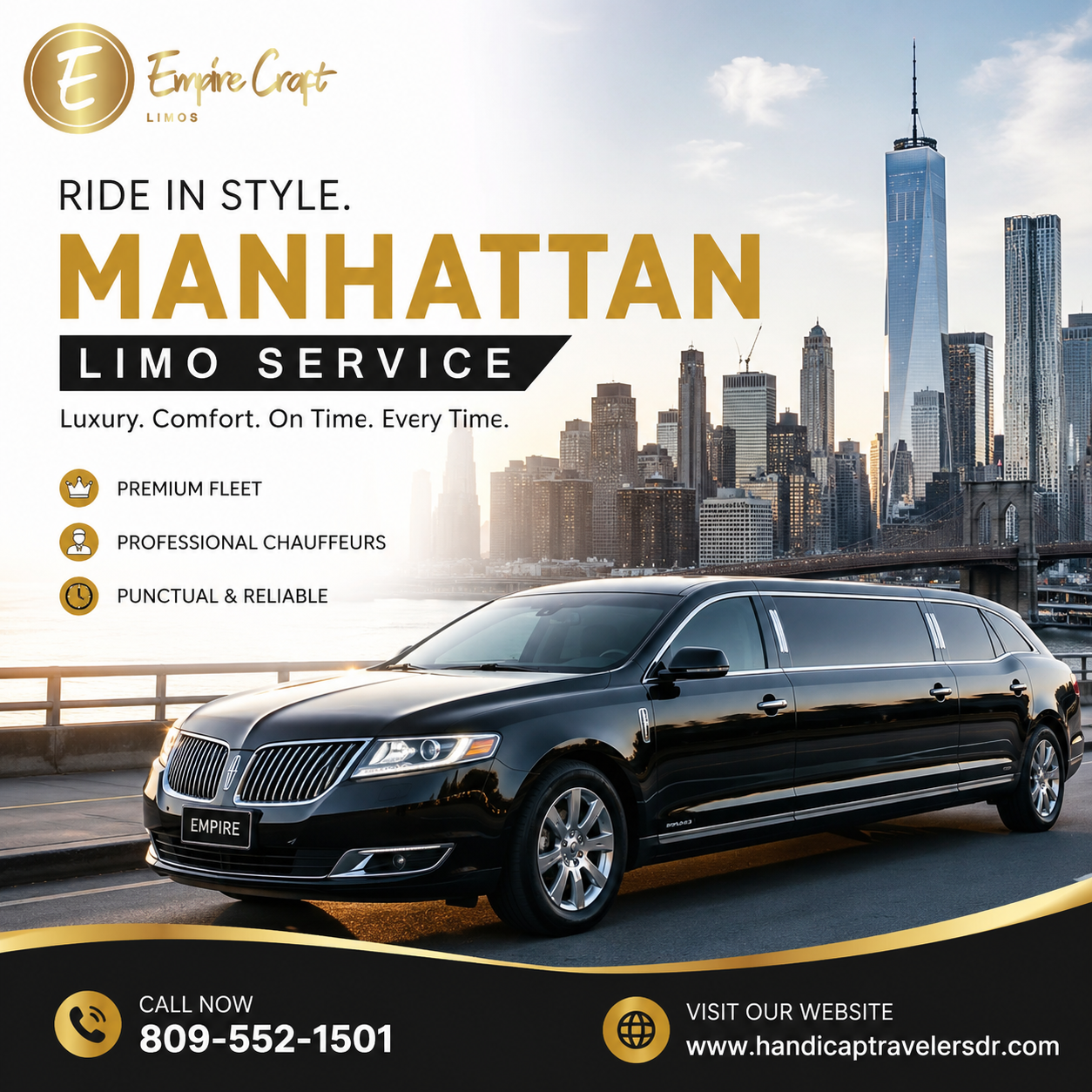  Luxury Manhattan Limo Service – Premium Chauffeur Rides Across NYC