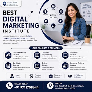  Best Digital Marketing Institute in Janakpuri | SEO, PPC & Social Media Course