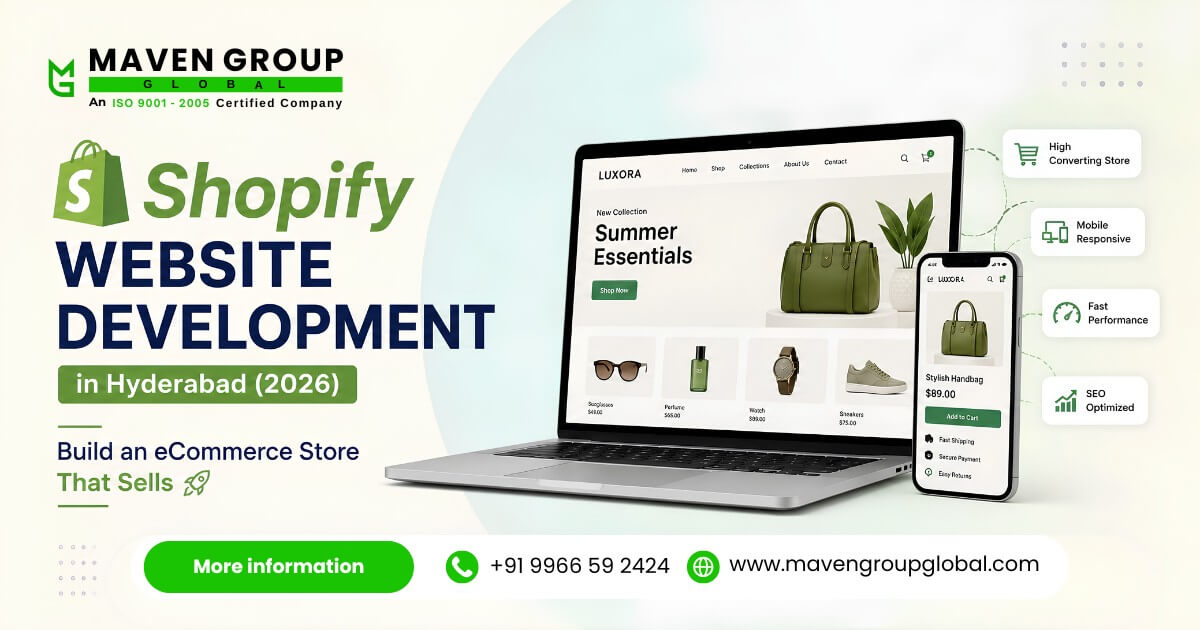 Shopify Website Development in Hyderabad (2026) — Build an eCommerce Store That Sells