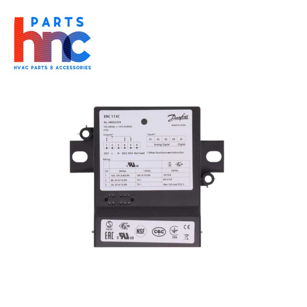  Danfoss 080G3254 GDM ERC113C Refrigeration Controller Command Module