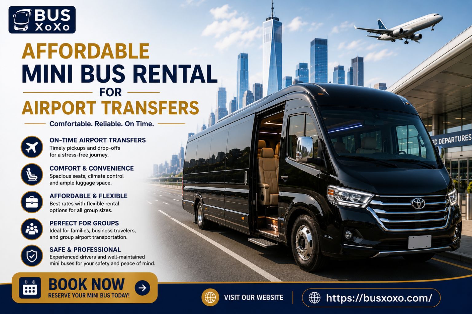  Affordable Mini Bus Rental for Airport Transfers
