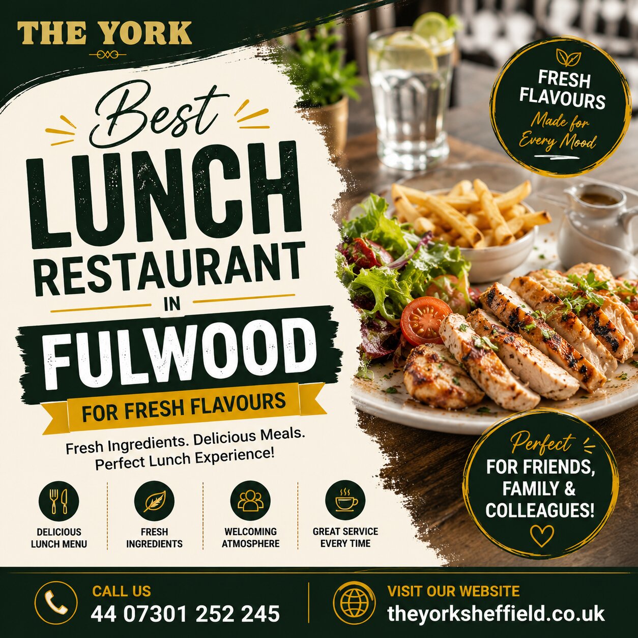  Best Lunch Restaurant in Fulwood for Fresh Flavours