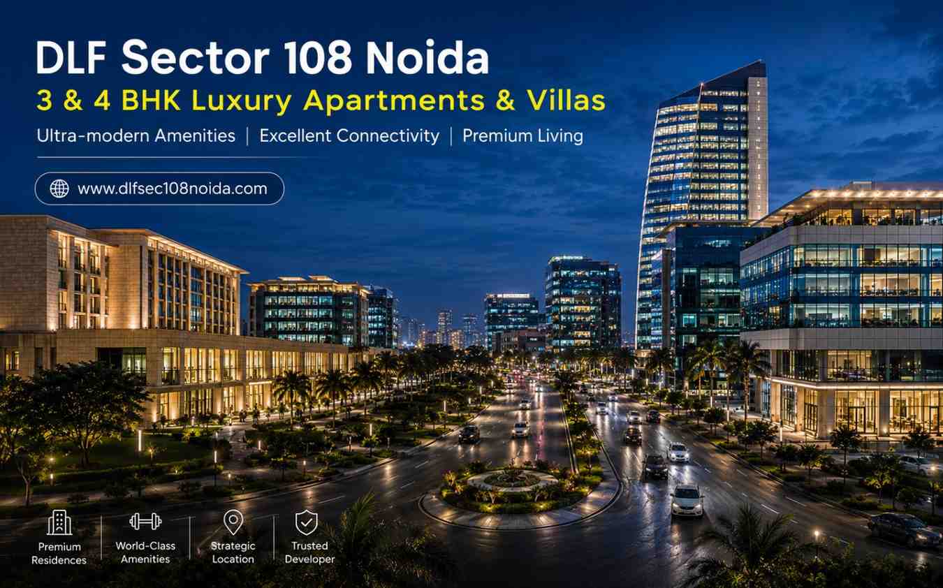  Upgrade Your Lifestyle at DLF Sector 108 Noida with Elegant 3 & 4 BHK Residences