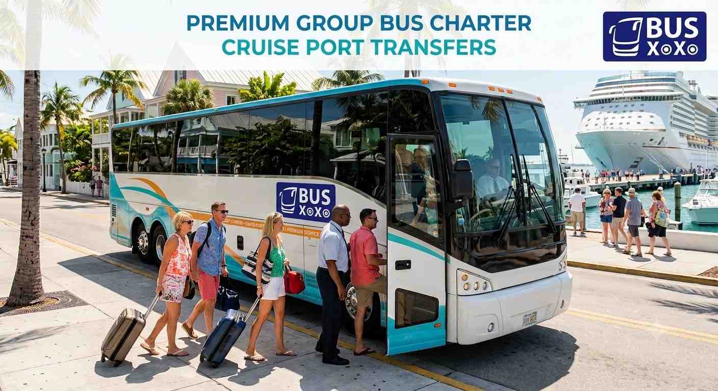  Key West Group Bus Rental for Cruise Port Transfers and Excursions