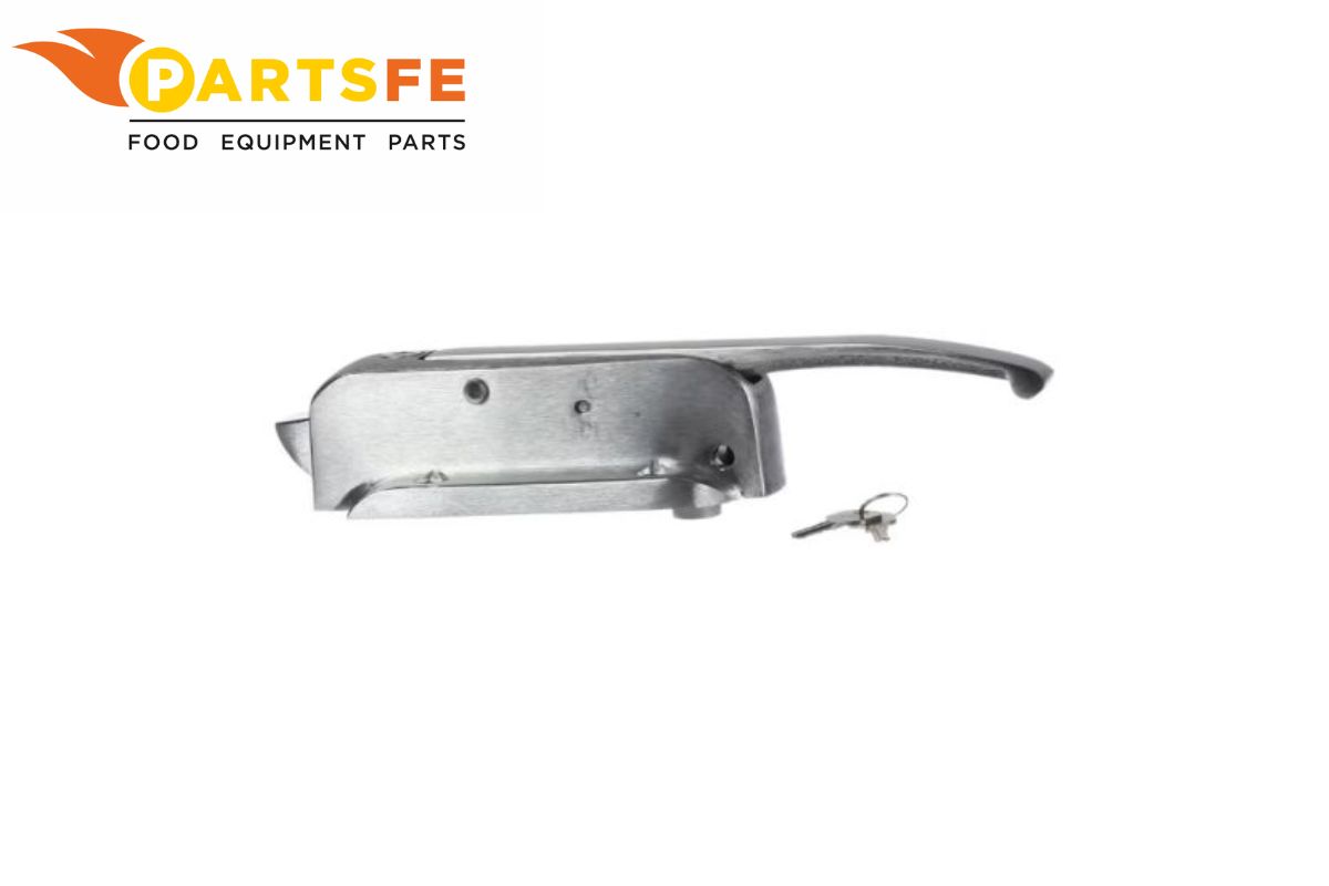  Kason 56CL-6021 Door Latch Body W/Cylinder Lock & Keys Light Spring Brushed Chrome
