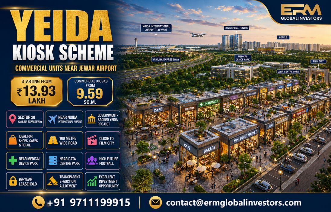  YEIDA Kiosk Scheme | Commercial Units Near Jewar