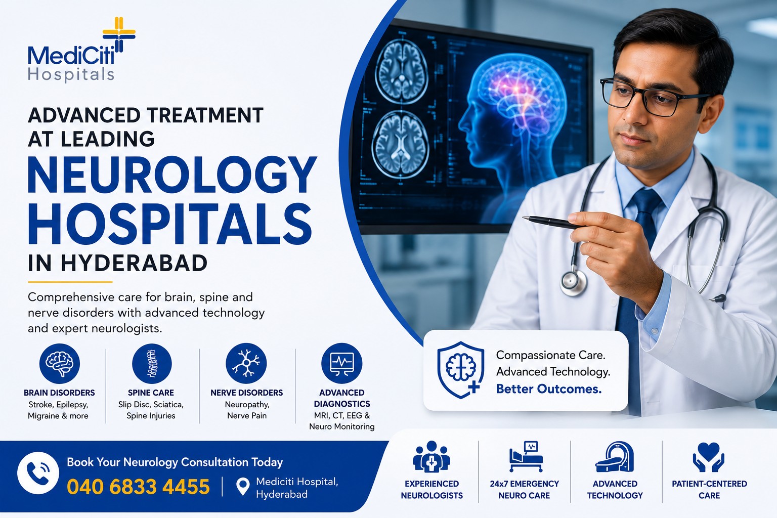  Advanced Neurology Hospital in Hyderabad & Spine Surgery Hospital in Hyderabad | Mediciti Hospital