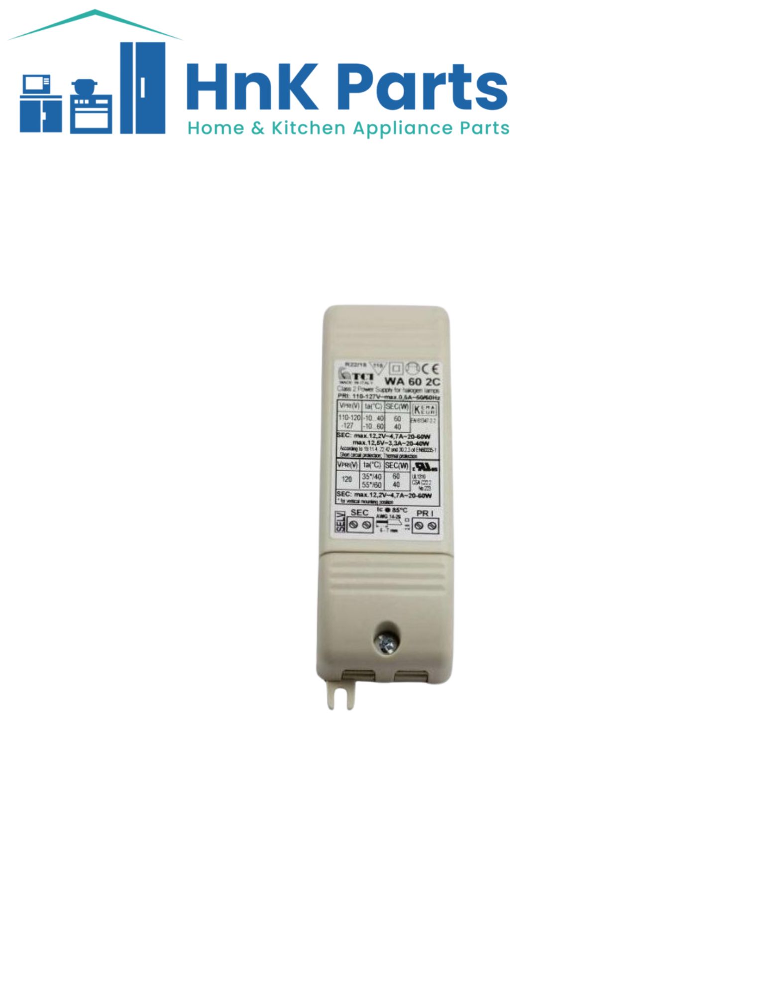  Bertazzoni Z110006 Transformer TCI 117V 12V 60W