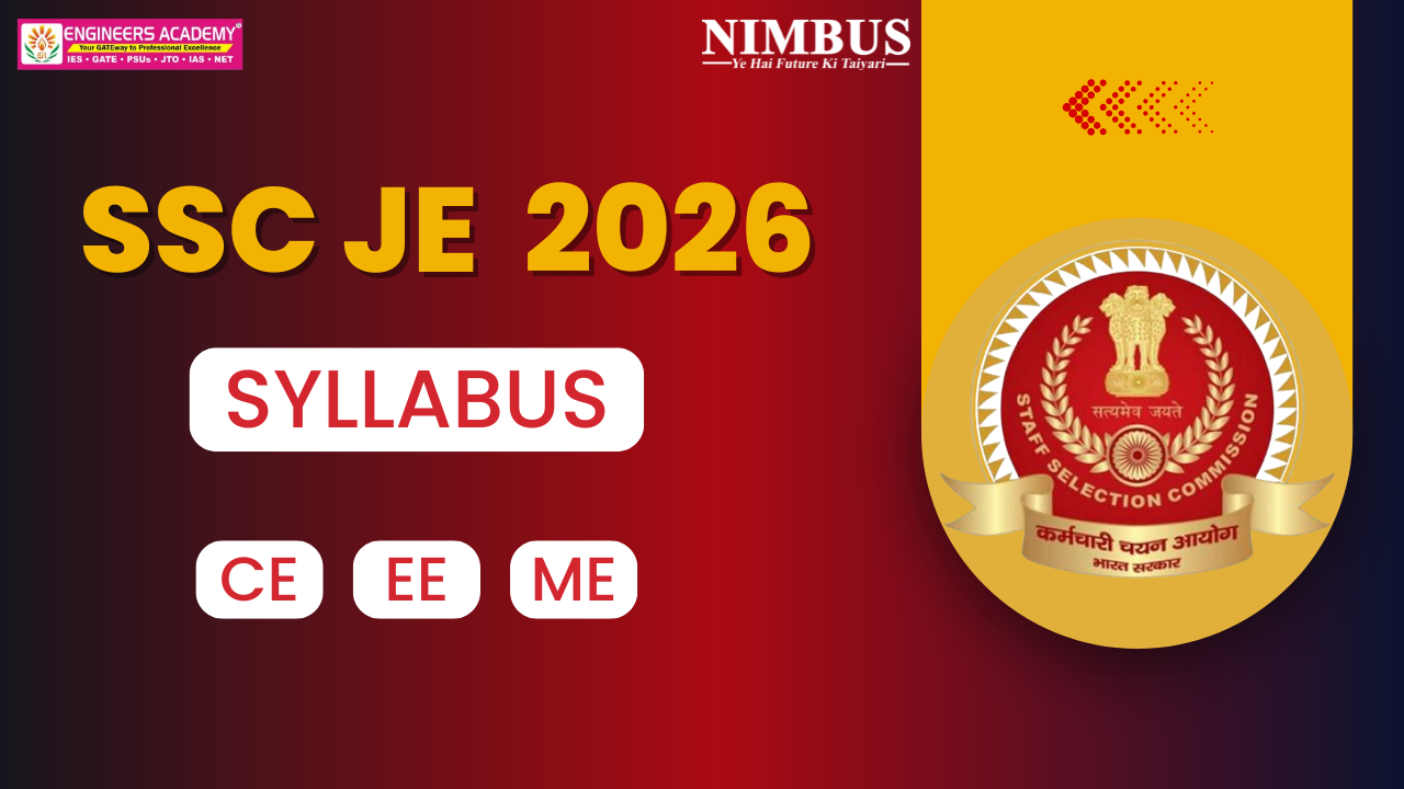  SSC JE 2026 Civil Engineering Syllabus By Engineers Academy
