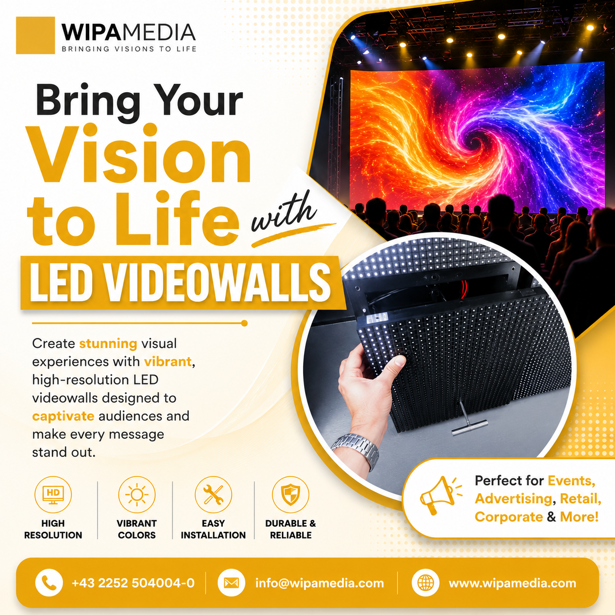  Bring Your Vision to Life with LED Videowalls