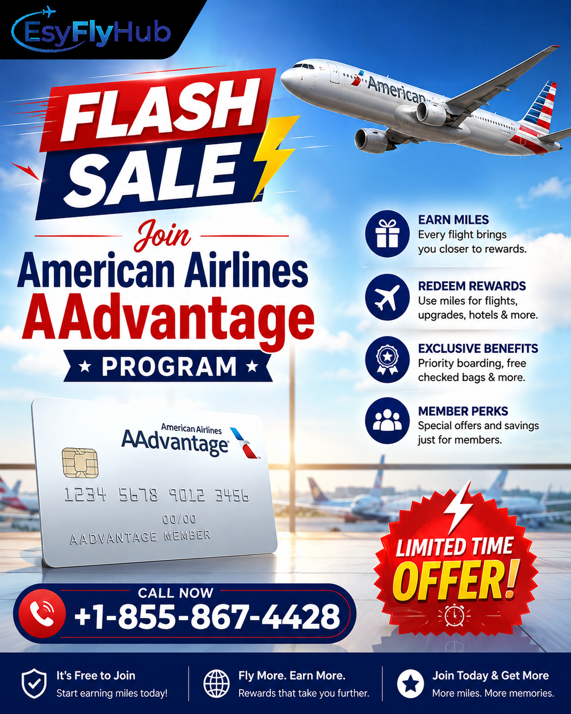  Flash Sale: Join American Airlines AAdvantage Program