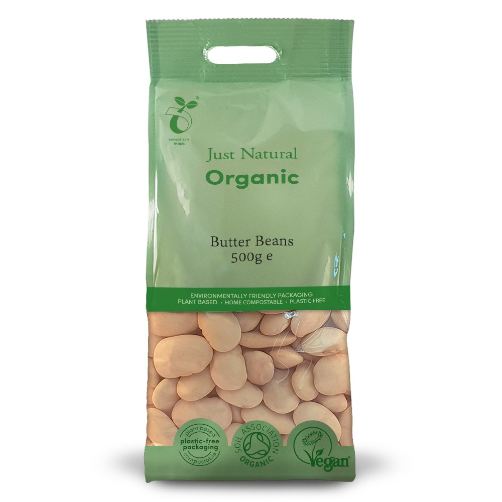 Buy Organic Butter Beans 500g Online