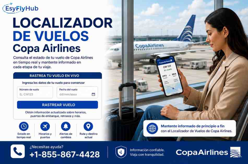 ¿Qué necesitas para localizar un vuelo de Copa Airlines?