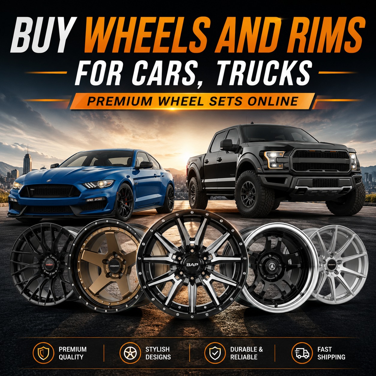  Buy Wheels and Rims for Cars, Trucks | Premium Wheel Sets Online