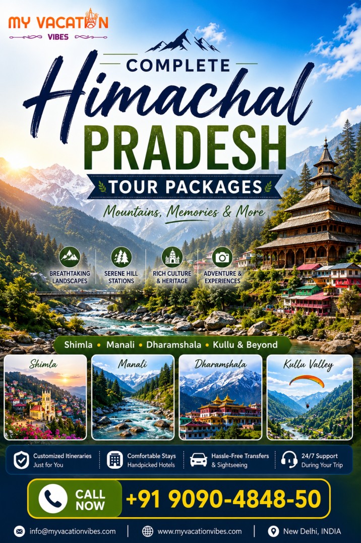  Exclusive Deals on Complete Himachal Pradesh Tour Packages +91 9090-4848-50