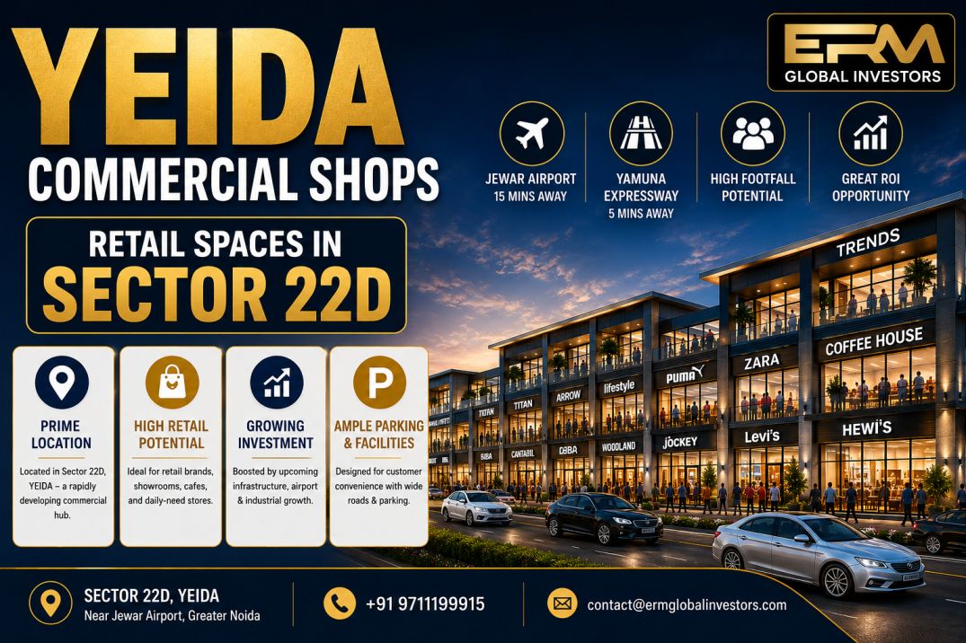  YEIDA Commercial Shops | Retail Spaces in Sector 22D