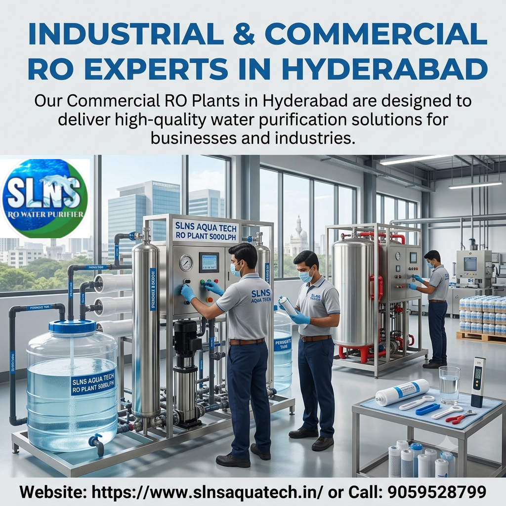  Industrial & Commercial RO Experts in Hyderabad