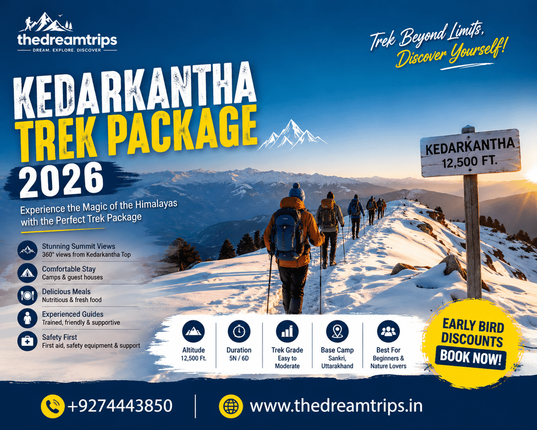  Kedarkantha trek package 2026