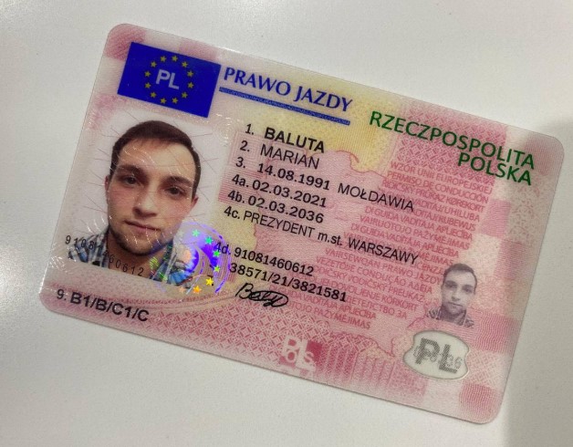  Buy Real Polish Driver's License Online