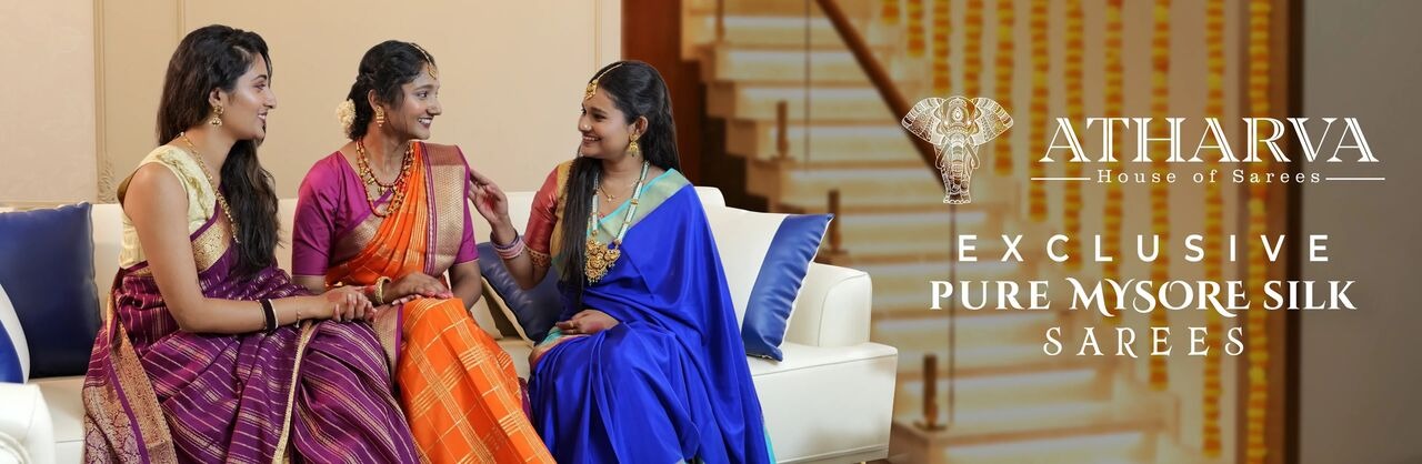  About ATHARVA | Handloom Mysore Silk Sarees