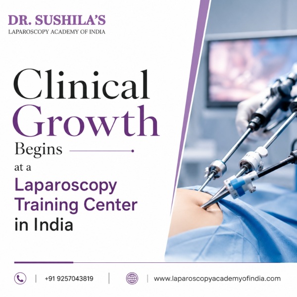  Clinical Growth Begins at a Laparoscopy Training Center in India
