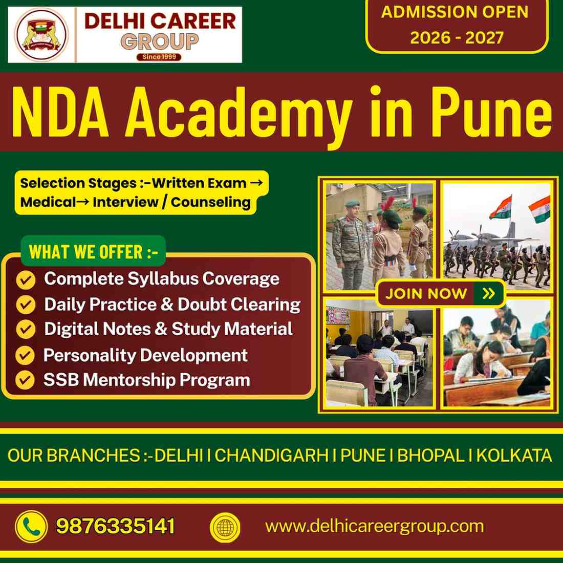  Crack NDA Exam with the Best Coaching in Pune