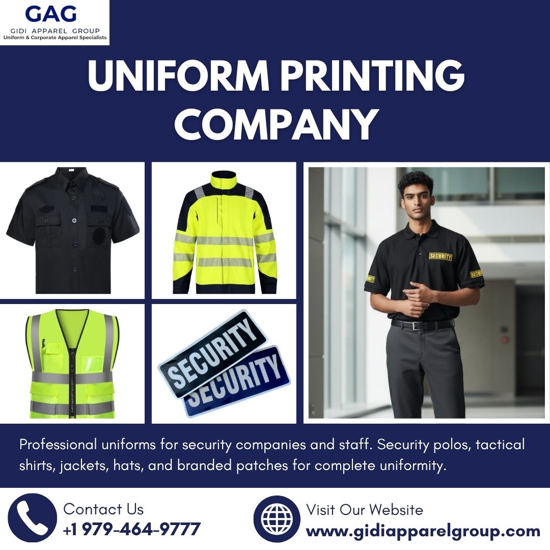  Uniform Printing Company for Custom Apparel Needs