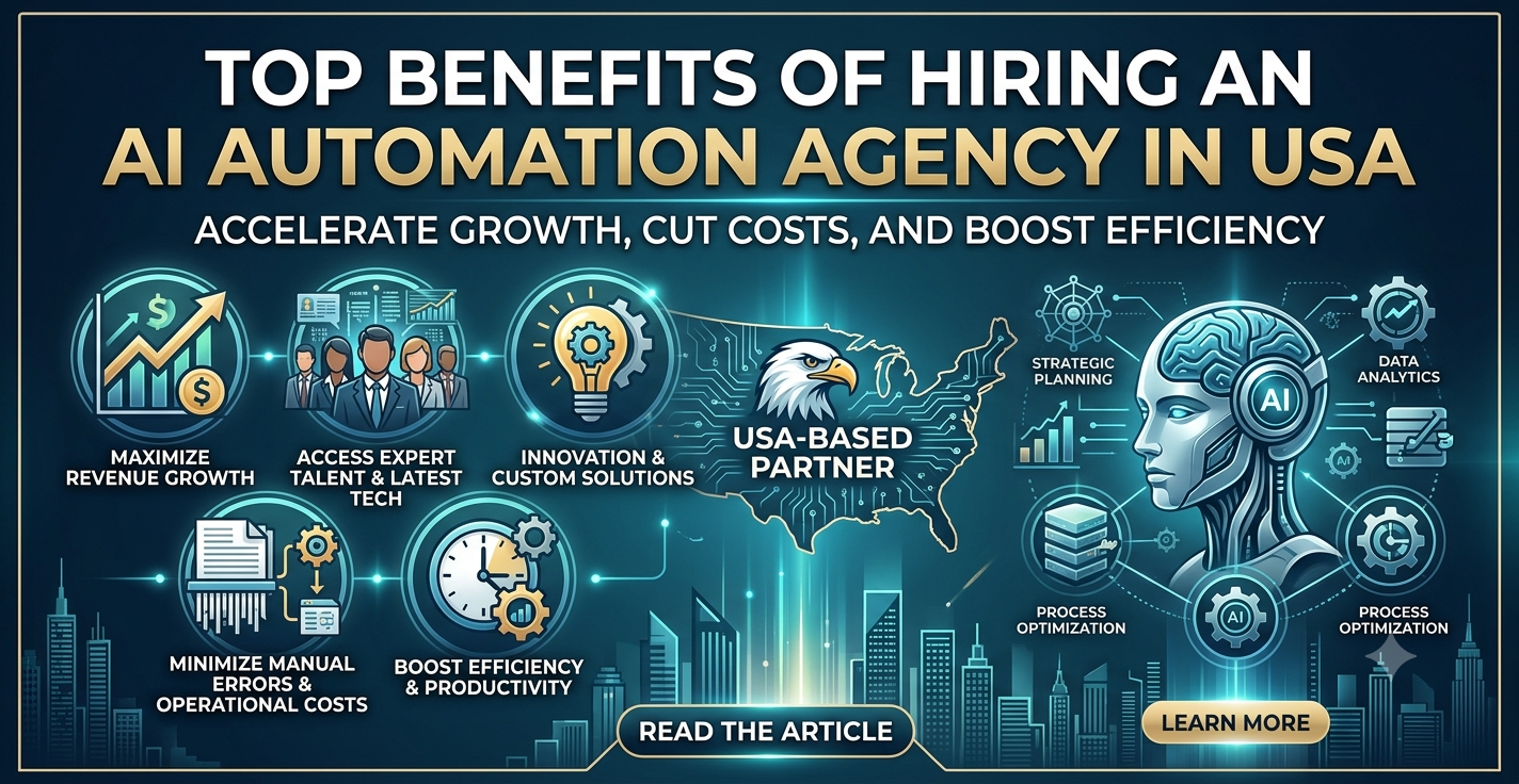  Top Benefits of Hiring an AI Automation Agency in USA