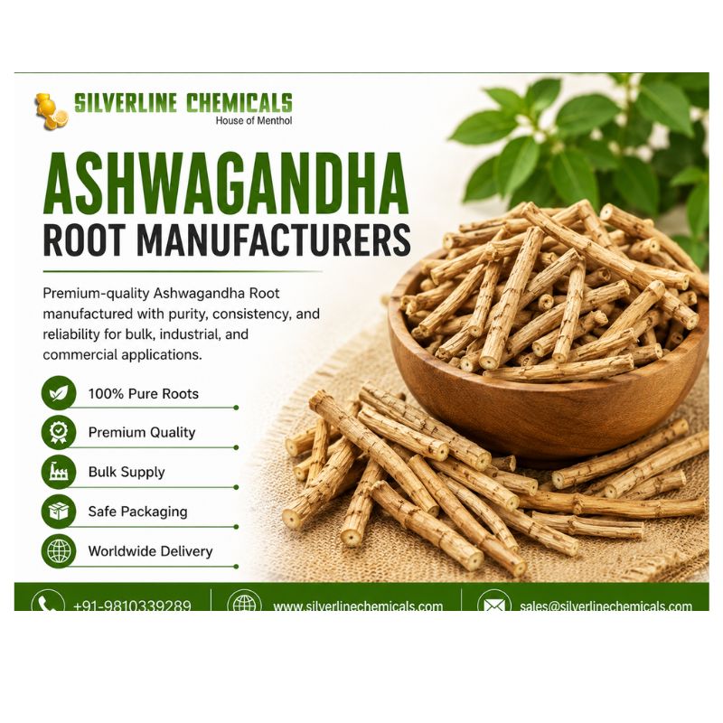  Ashwagandha Root Manufacturers | Silverline Chemicals