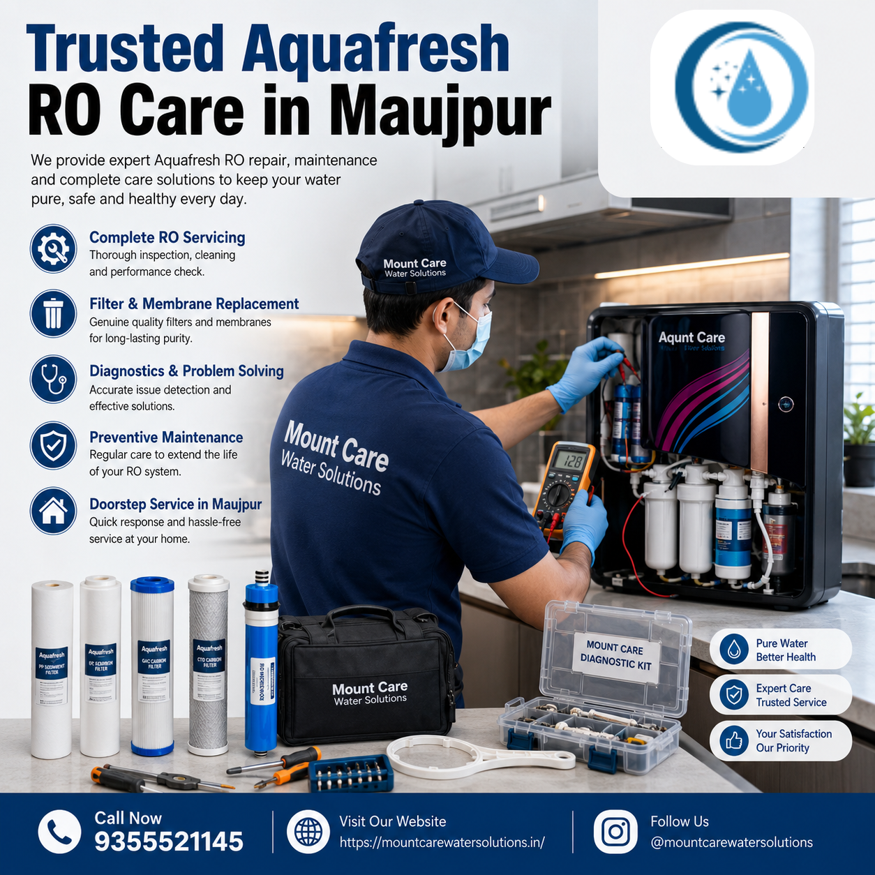  Trusted Aquafresh RO Care in Maujpur